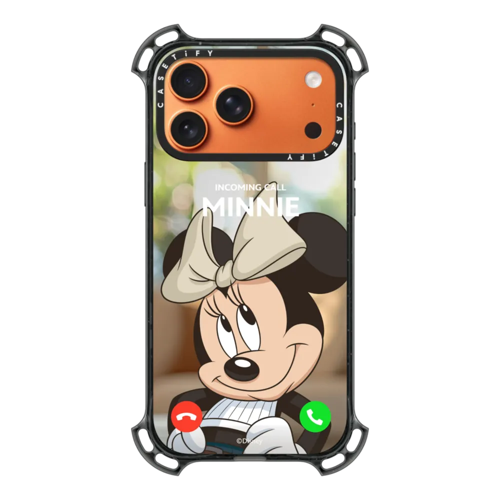 Bounce iPhone 17 Pro Max Case MagSafe Compatible - Mickey & Friends Incoming Call Case (Minnie Mouse)
