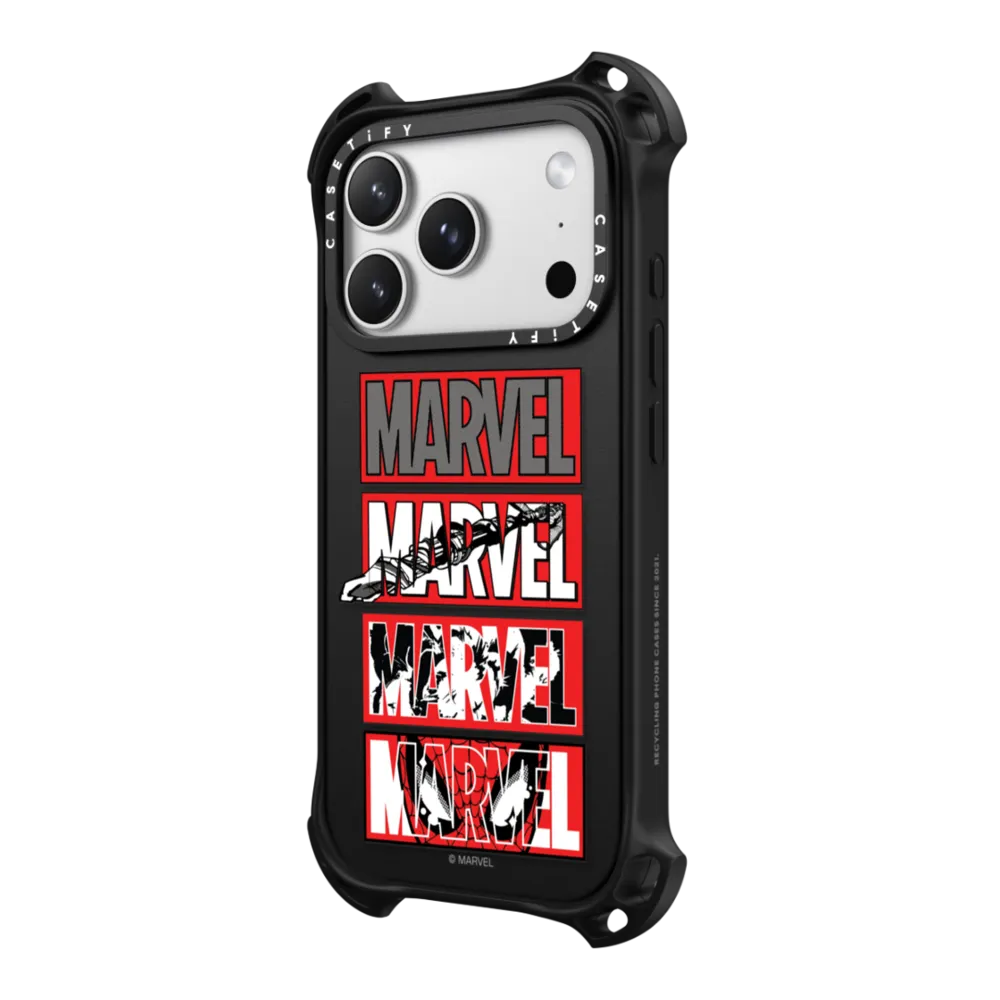 Bounce iPhone 17 Pro Max Case MagSafe Compatible - Marvel Logo Case