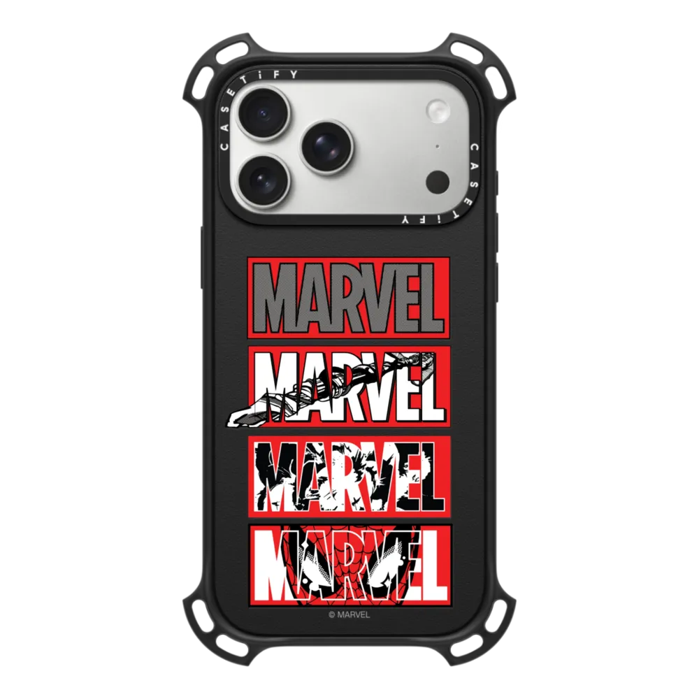 Bounce iPhone 17 Pro Max Case MagSafe Compatible - Marvel Logo Case