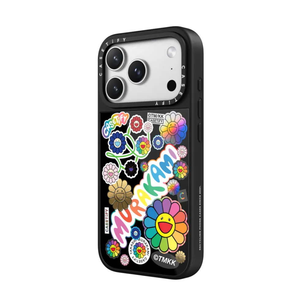 Glaze iPhone 17 Pro Max Case MagSafe Compatible - FLOWERS STICKER MANIA PHONE CASE