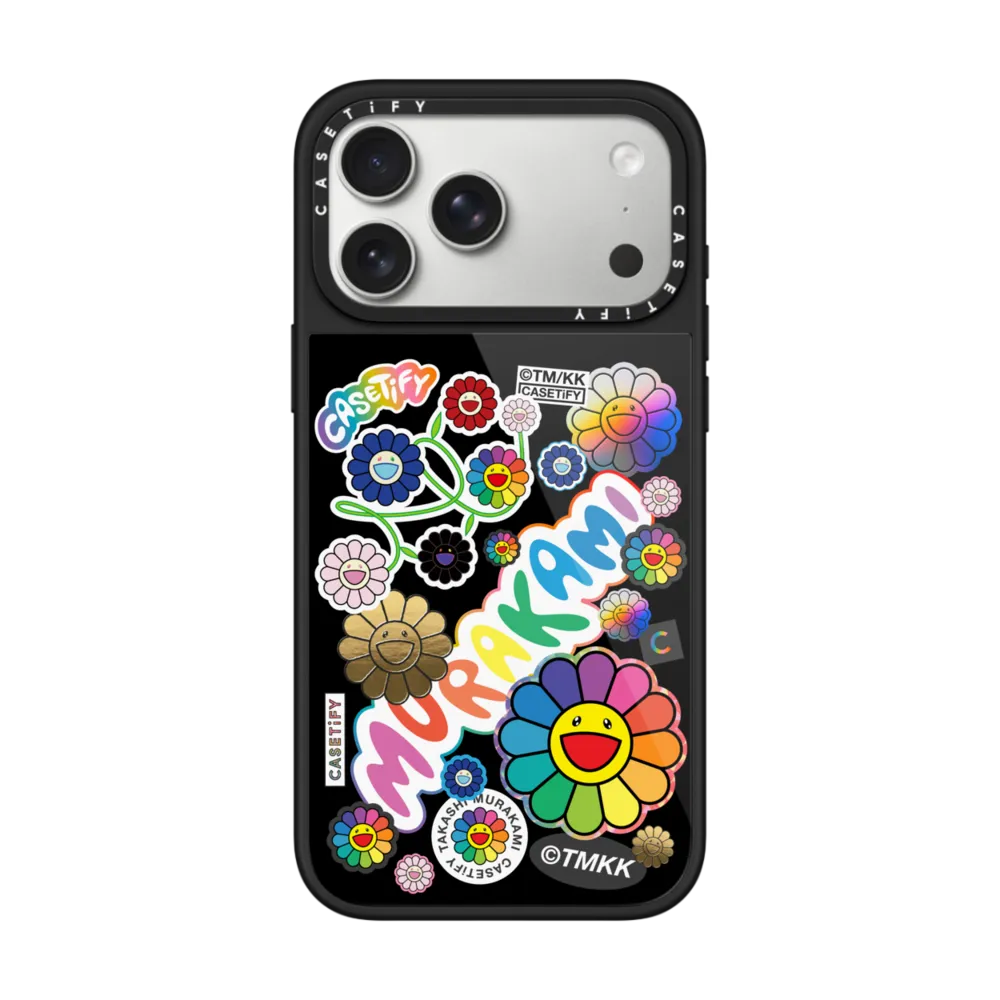 Glaze iPhone 17 Pro Max Case MagSafe Compatible - FLOWERS STICKER MANIA PHONE CASE