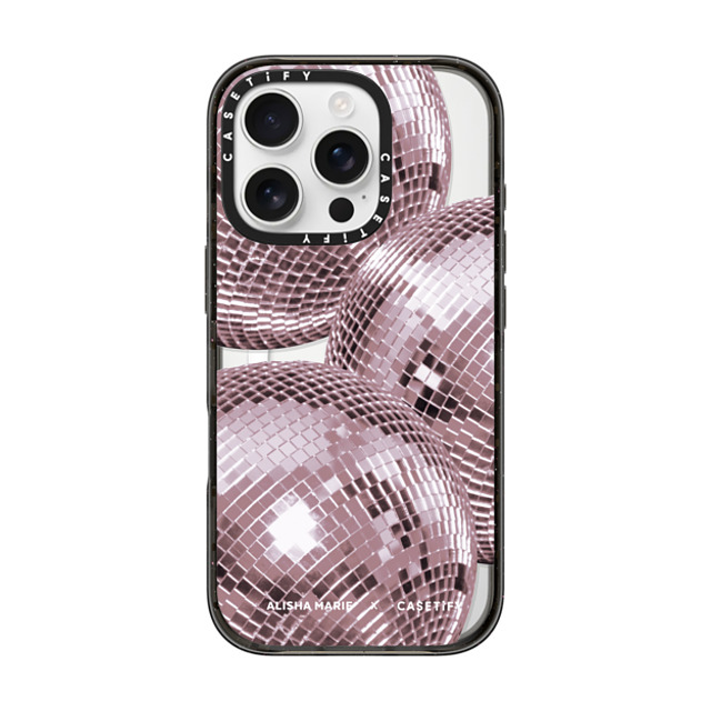 CASETiFY iPhone 16 Pro ケース ブラック インパクトケース MagSafe対応 Alisha Marie Disco Baby Case casetify