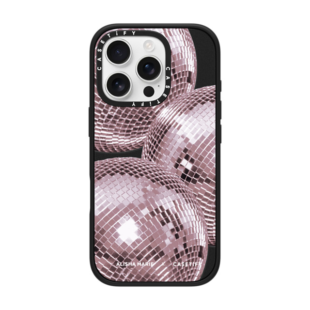 CASETiFY iPhone 16 Pro ケース マットブラック インパクトケース MagSafe対応 Alisha Marie Disco Baby Case casetify