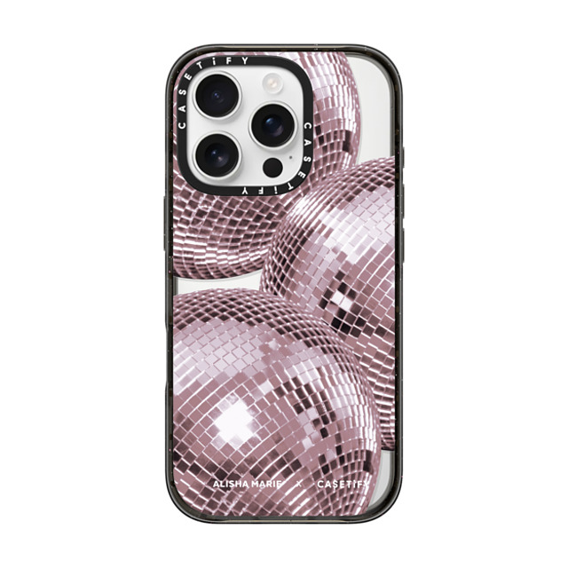 CASETiFY iPhone 16 Pro ケース ブラック インパクトケース Alisha Marie Disco Baby Case casetify