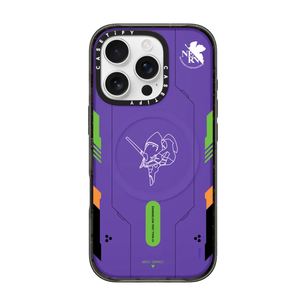 Impact iPhone 16 Pro Case MagSafe Compatible - Evangelion Test Type-01 Case