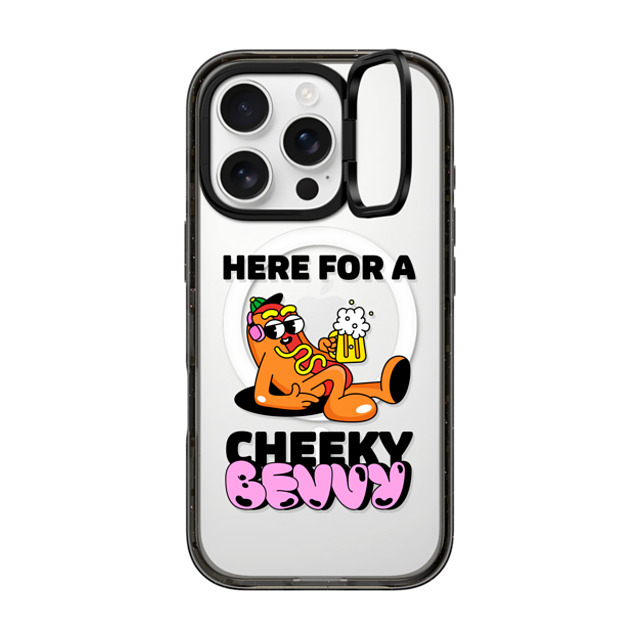 CASETiFY iPhone 16 Pro ケース ブラック インパクトリングスタンドケース MagSafe対応 Cherry チェリー(赤) HERE FOR A CHEEKY BEVVY Father's Day CASETiFY iPhone 16 Pro ケース ブラック インパクトリングスタンドケース MagSafe対応 Cherry チェリー(赤) HERE FOR A CHEEKY BEVVY Father's Day