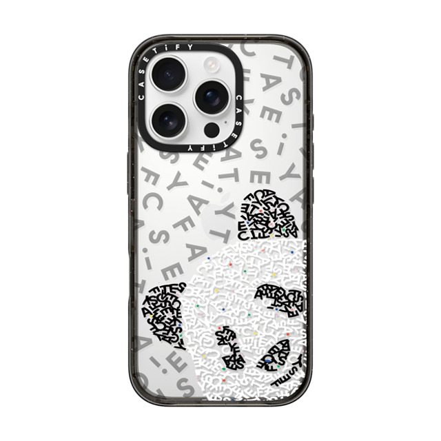 CASETiFY iPhone 16 Pro Case Black Impact Case Hi! Panda! casetify Mother's Day CASETiFY iPhone 16 Pro Case Black Impact Case Hi! Panda! casetify Mother's Day