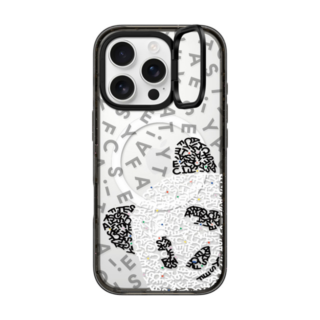 CASETiFY iPhone 16 Pro ケース ブラック インパクトリングスタンドケース MagSafe対応 Hi! Panda! casetify Back to School CASETiFY iPhone 16 Pro ケース ブラック インパクトリングスタンドケース MagSafe対応 Hi! Panda! casetify Back to School