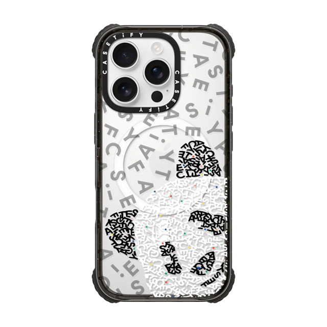 CASETiFY iPhone 16 Pro ケース ブラック ウルトラ インパクトケース MagSafe 対応 Hi! Panda! casetify Father's Day CASETiFY iPhone 16 Pro ケース ブラック ウルトラ インパクトケース MagSafe 対応 Hi! Panda! casetify Father's Day