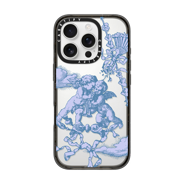 CASETiFY iPhone 16 Pro ケース ブラック インパクトケース Cloud At Lover's Gate