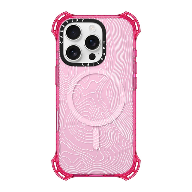 CASETiFY iPhone 16 Pro Case プリムローズ ピンク バウンスケース nature,Pattern Topography Map CASETiFY iPhone 16 Pro Case プリムローズ ピンク バウンスケース nature,Pattern Topography Map