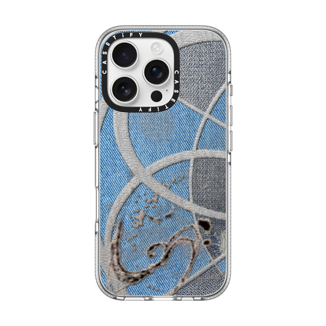 CASETiFY iPhone 16 Pro Case クリア クリア ケース MagSafe対応 Surrealism Surrealism Cyber Denim Father's Day CASETiFY iPhone 16 Pro Case クリア クリア ケース MagSafe対応 Surrealism Surrealism Cyber Denim Father's Day