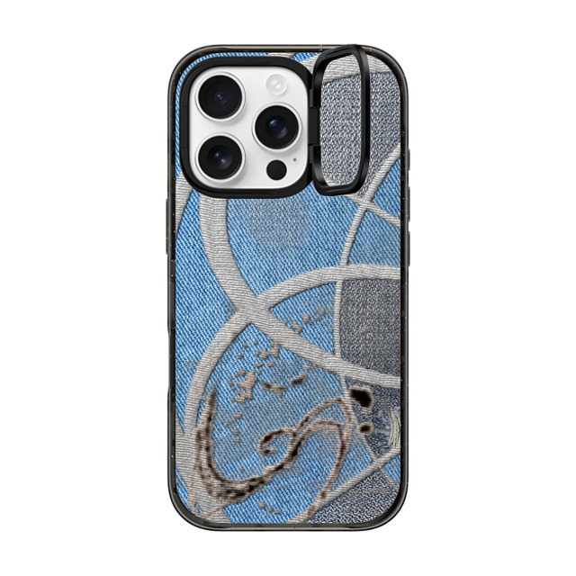CASETiFY iPhone 16 Pro Case Black インパクトリングスタンドケース MagSafe対応 Surrealism Surrealism Cyber Denim Father's Day CASETiFY iPhone 16 Pro Case Black インパクトリングスタンドケース MagSafe対応 Surrealism Surrealism Cyber Denim Father's Day