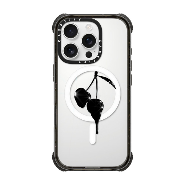 CASETiFY iPhone 16 Pro Case Black ウルトラ インパクトケース MagSafe 対応 チェリー(赤) Night Cherry CASETiFY iPhone 16 Pro Case Black ウルトラ インパクトケース MagSafe 対応 チェリー(赤) Night Cherry