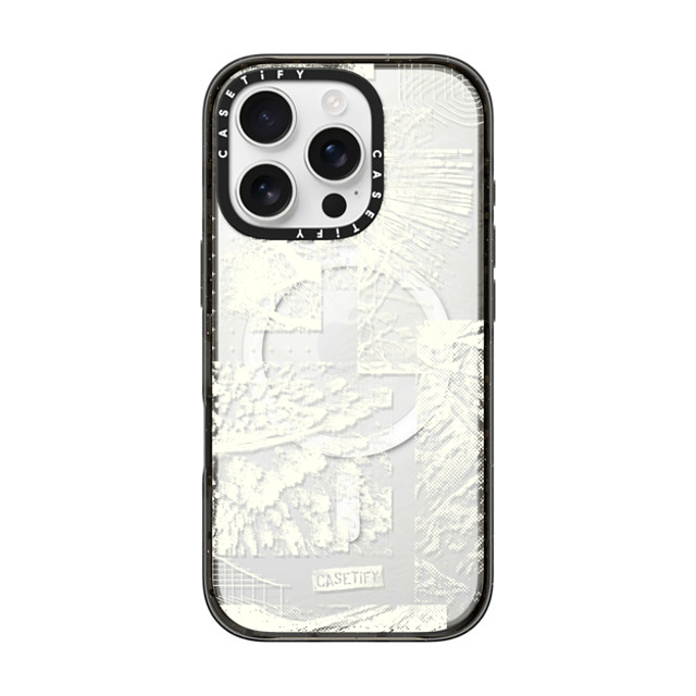 CASETiFY iPhone 16 Pro ケース ブラック インパクトケース MagSafe対応 nature Dark Forest