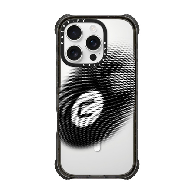 CASETiFY iPhone 16 Pro Case Black ウルトラ インパクトケース MagSafe 対応 Sport 8-Ball CASETiFY iPhone 16 Pro Case Black ウルトラ インパクトケース MagSafe 対応 Sport 8-Ball