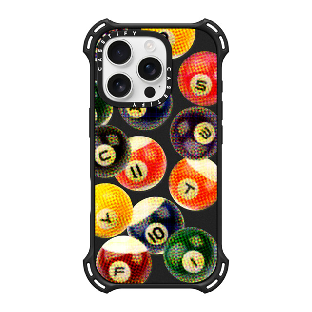 CASETiFY iPhone 16 Pro Case Matte Black バウンスケース Sport Billiard CASETiFY iPhone 16 Pro Case Matte Black バウンスケース Sport Billiard