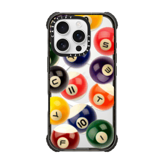 CASETiFY iPhone 16 Pro Case Black ウルトラ インパクトケース MagSafe 対応 Sport Billiard CASETiFY iPhone 16 Pro Case Black ウルトラ インパクトケース MagSafe 対応 Sport Billiard