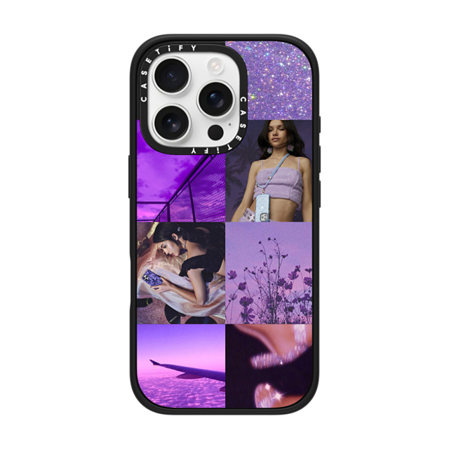 CASETiFY iPhone 16 Pro ケース マットブラック インパクトケース Custom Photo Grid Case casetify