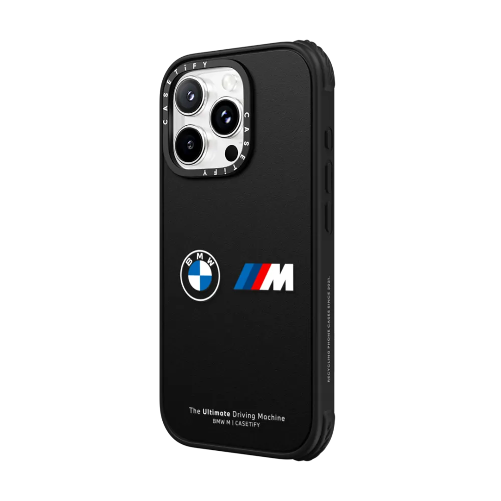 Ultra Impact iPhone 16 Pro Case MagSafe Compatible - BMW M Classic Logo Case