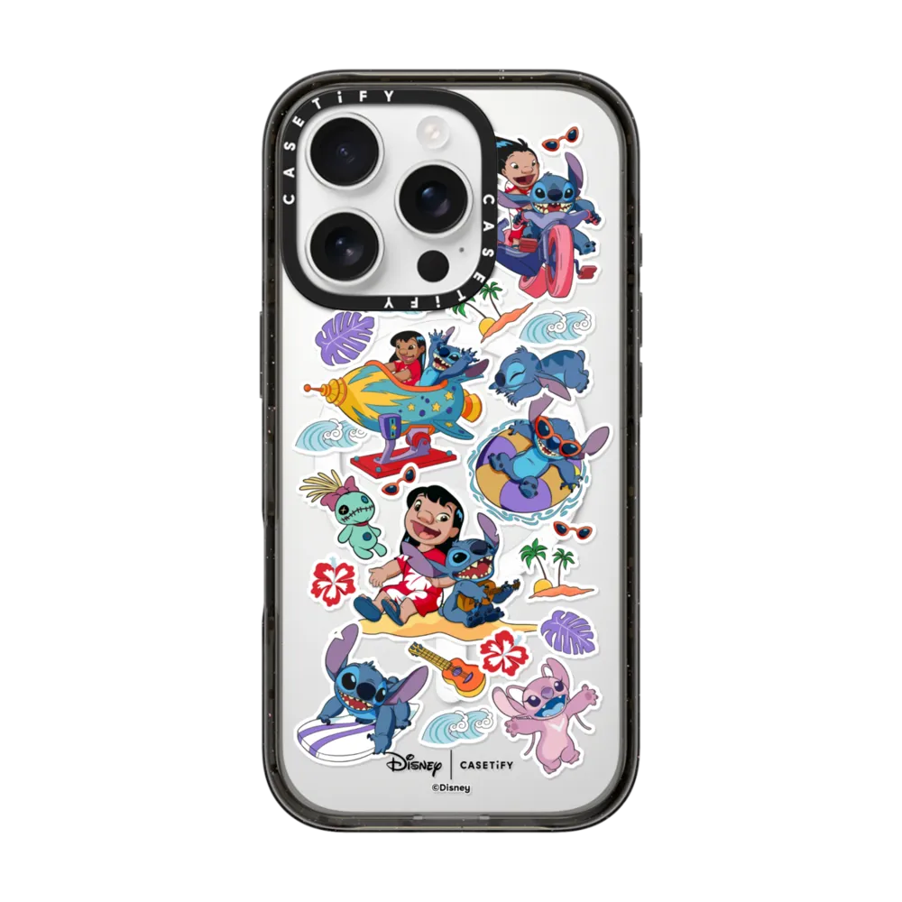 Impact iPhone 16 Pro Case MagSafe Compatible - Lilo & Stitch Sticker Case