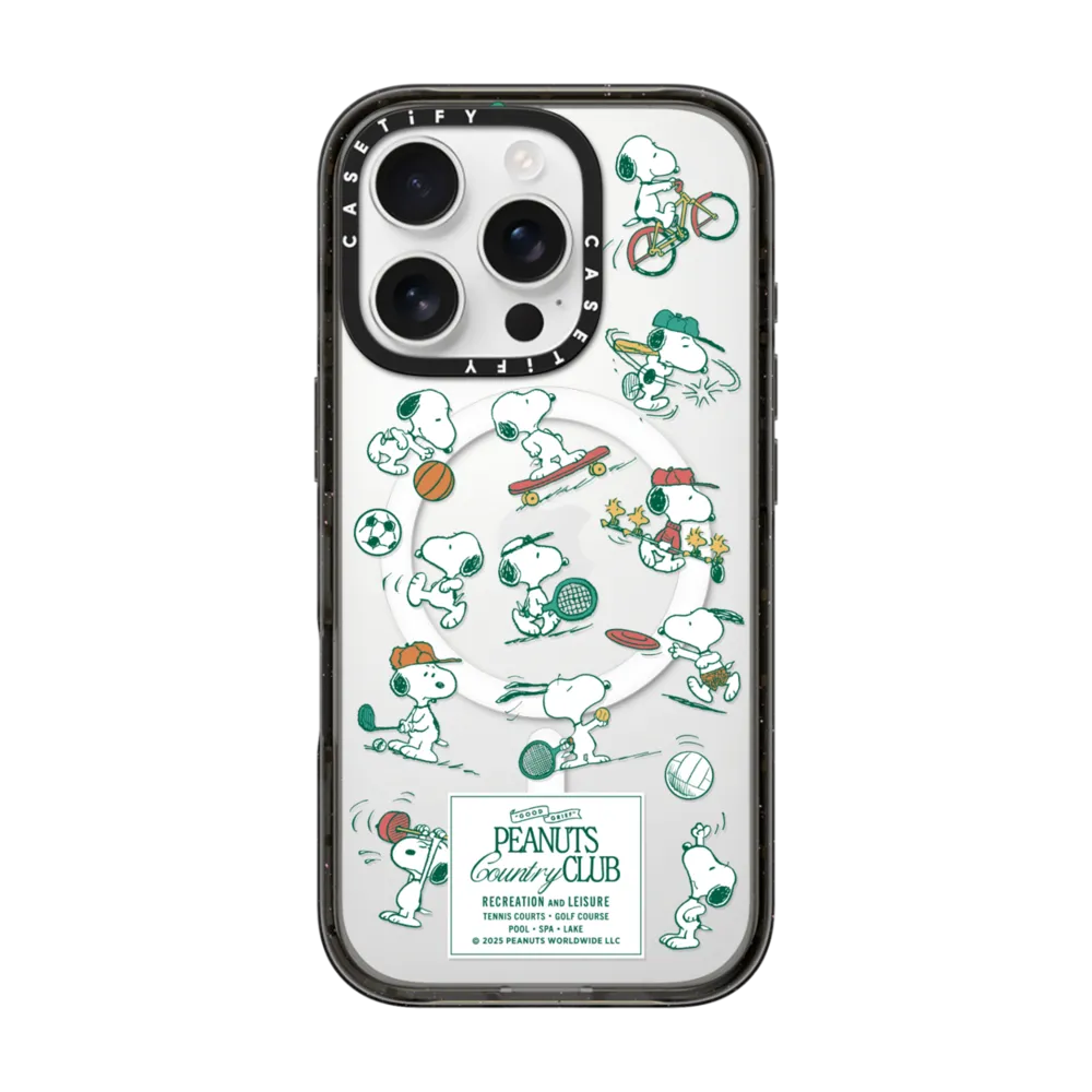 Impact iPhone 16 Pro Case MagSafe Compatible - Snoopy Sports & Recreation Case