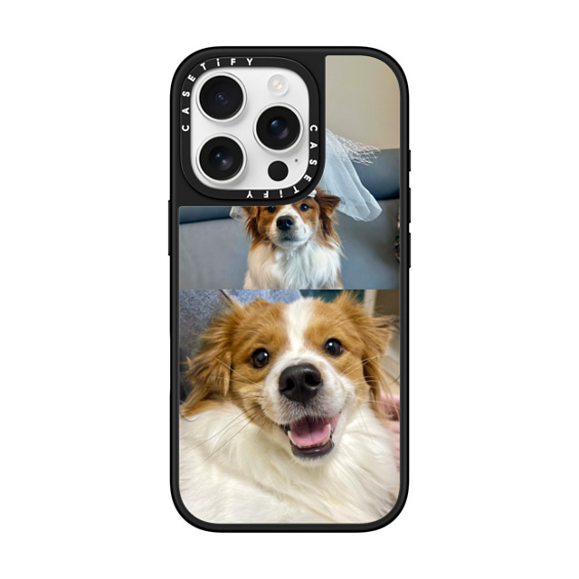 CASETiFY iPhone 16 Pro Case Silver on Black ミラーケース MagSafe対応 CASETiFY Photo Custom Case casetify CASETiFY iPhone 16 Pro Case Silver on Black ミラーケース MagSafe対応 CASETiFY Photo Custom Case casetify