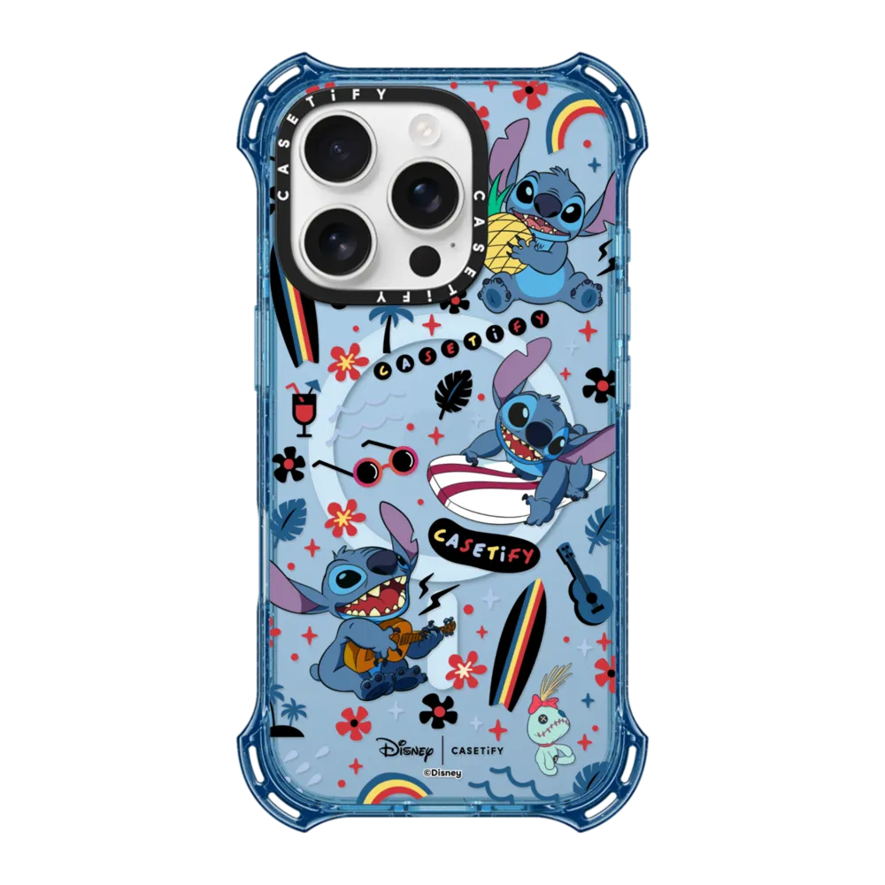 Bounce iPhone 16 Pro Case MagSafe Compatible - Stitch Surfer Case
