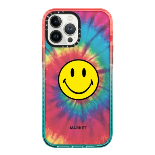 iPhone 13 Pro Max - Market Tie Dye Round Smiley