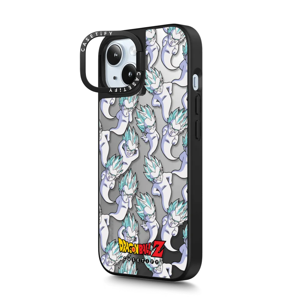Mirror Ring Stand iPhone 15 Case MagSafe Compatible - GOTENKS : SUPER GHOST KAMIKAZE ATTACK Pattern Case