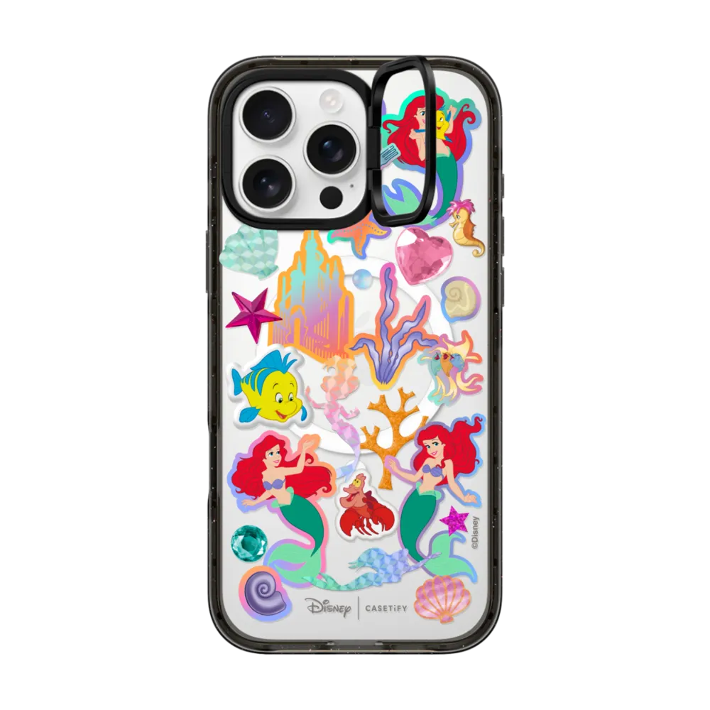 Impact Ring Stand iPhone 16 Pro Max Case MagSafe Compatible - Ariel Stickermania Case