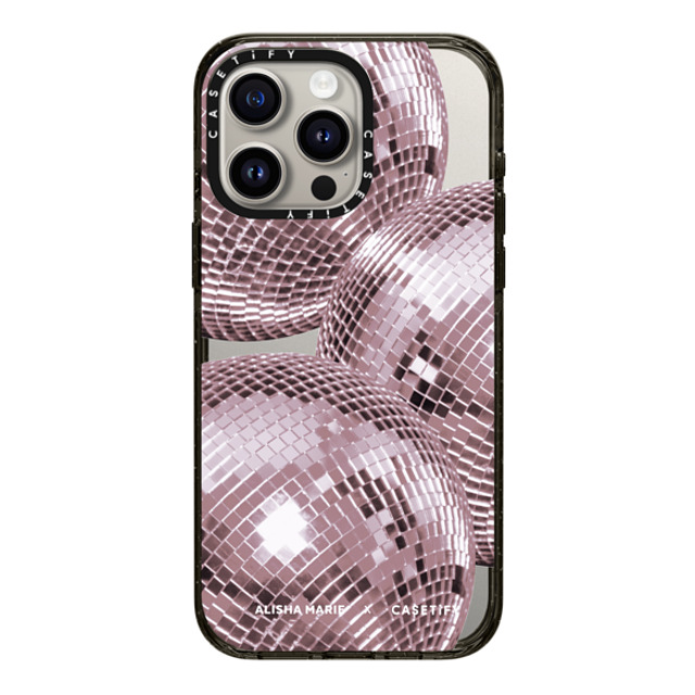 CASETiFY iPhone 15 Pro Max ケース ブラック インパクトケース Alisha Marie Disco Baby Case casetify