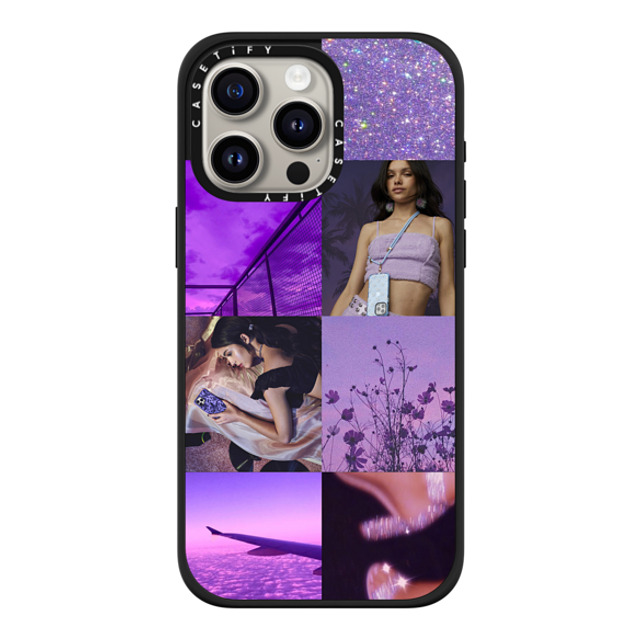 CASETiFY iPhone 15 Pro Max ケース マットブラック インパクトケース MagSafe対応 Custom Photo Grid Case casetify