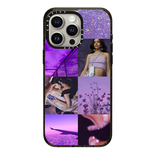 CASETiFY iPhone 15 Pro Max ケース ブラック インパクトケース Custom Photo Grid Case casetify