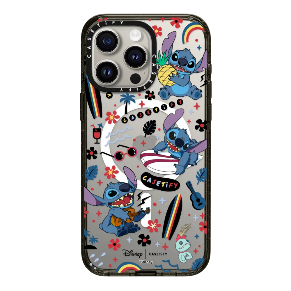 Impact iPhone 15 Pro Max Case MagSafe Compatible - Stitch Surfer Case
