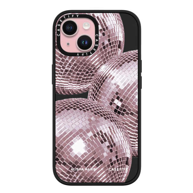 CASETiFY iPhone 15 ケース マットブラック インパクトケース MagSafe対応 Alisha Marie Disco Baby Case casetify