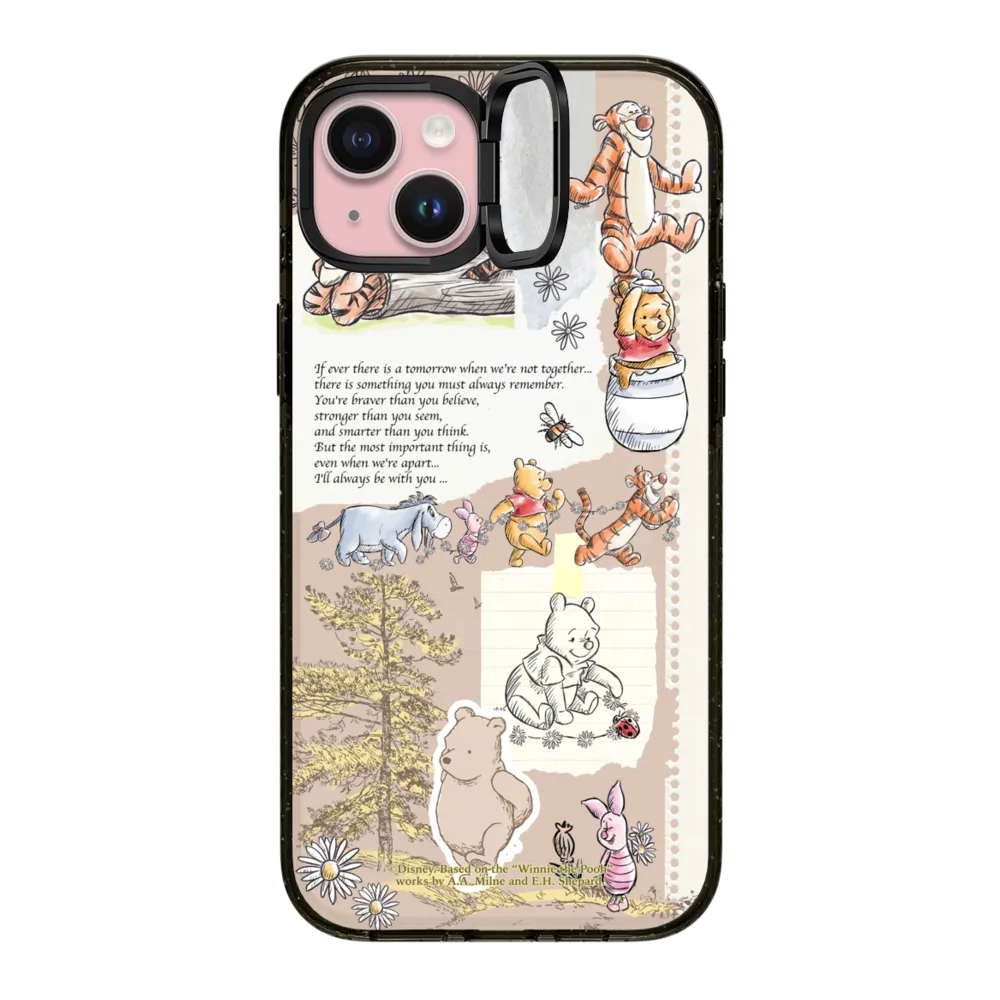 Clear iPhone 15 Plus Case MagSafe Compatible - Vintage Collage Case
