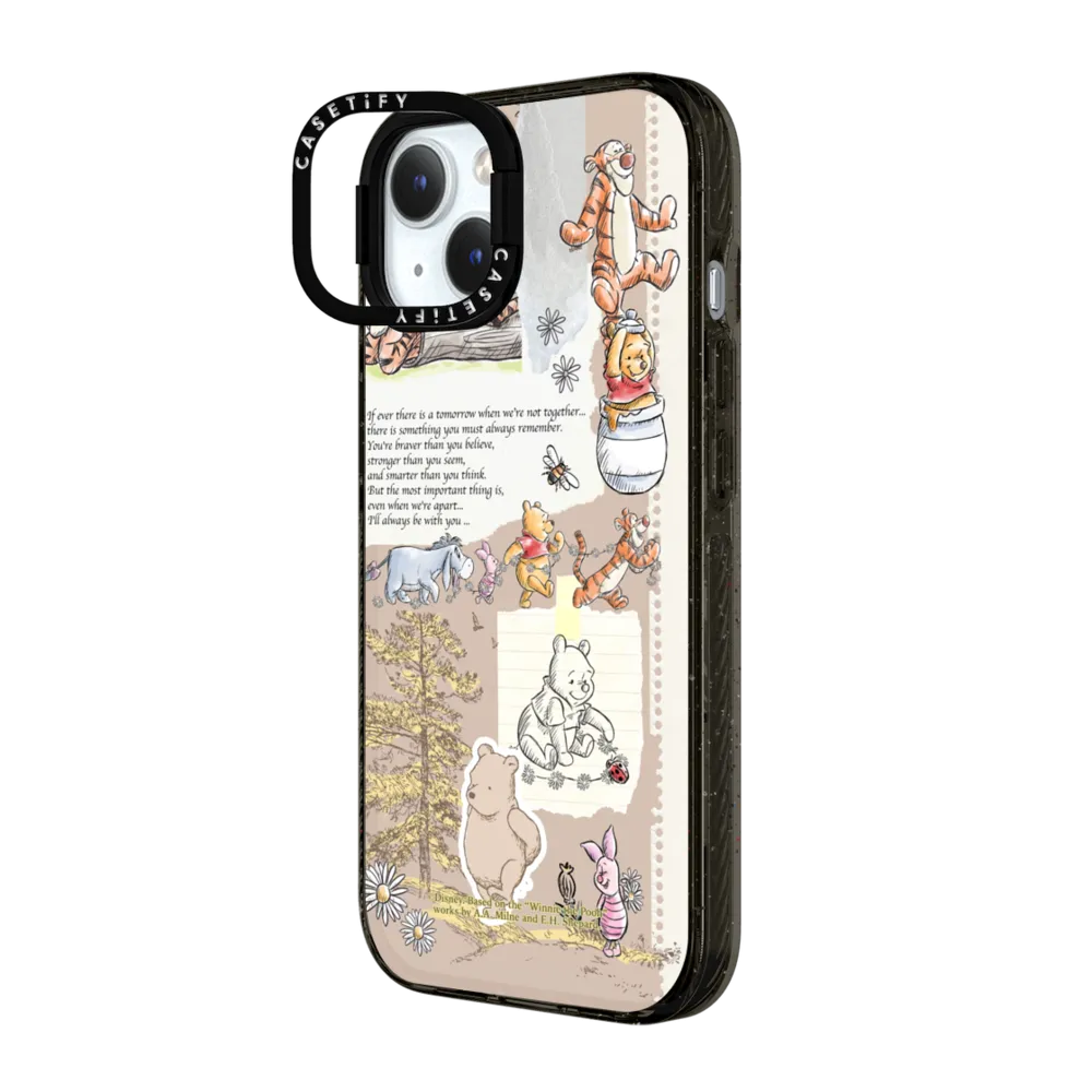 Clear iPhone 15 Plus Case MagSafe Compatible - Vintage Collage Case