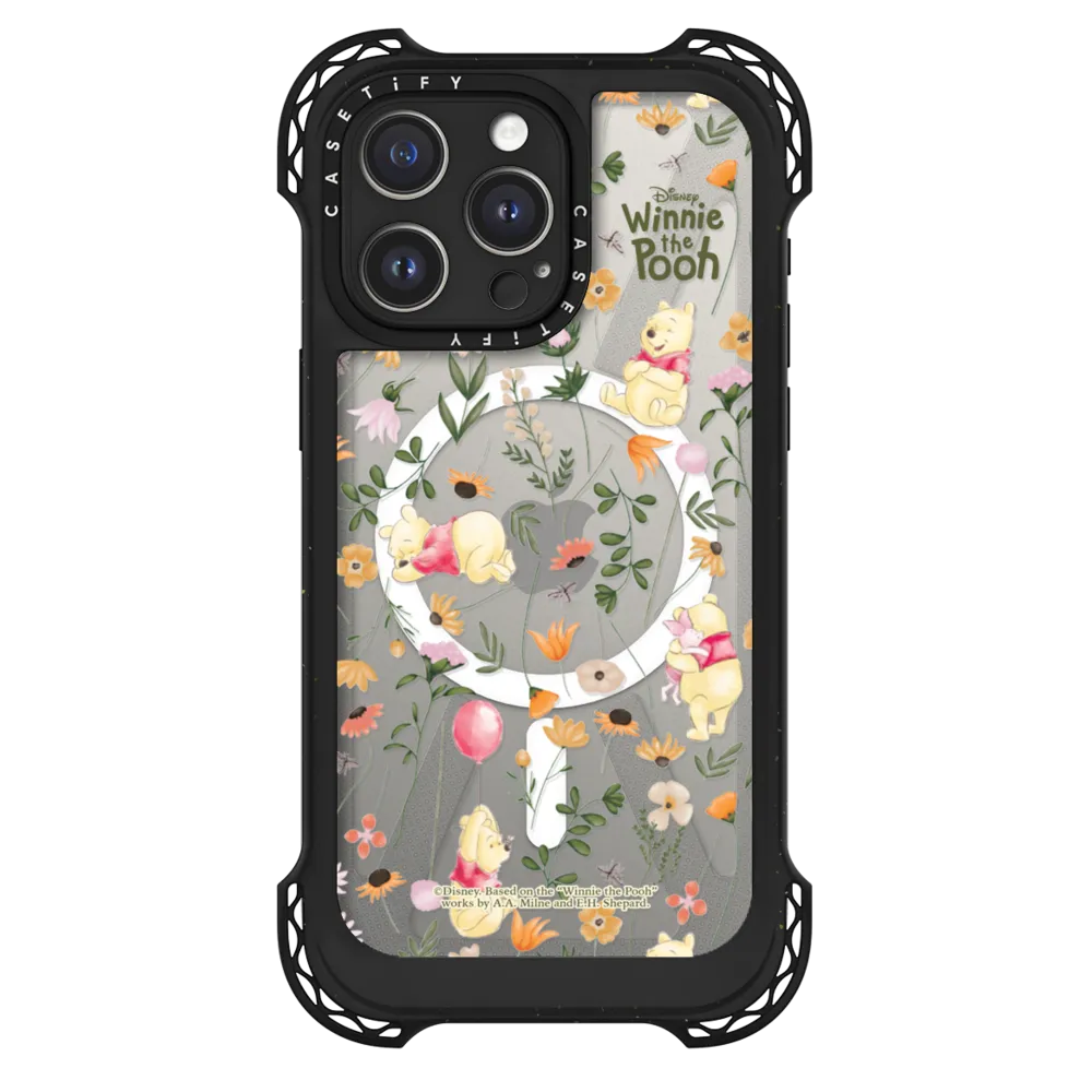 Ultra Bounce iPhone 15 Pro Max Case MagSafe Compatible - Vintage Floral Case