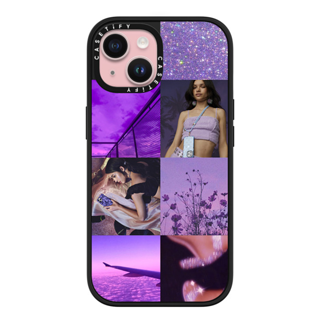 CASETiFY iPhone 15 ケース マットブラック インパクトケース MagSafe対応 Custom Photo Grid Case casetify