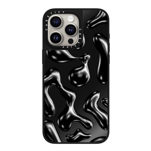 CASETiFY iPhone 15 Pro Max Case Black on Black ミラーケース MagSafe対応 Pattern,Y2K Y2K,Pattern Liquid Groovy Back to School CASETiFY iPhone 15 Pro Max Case Black on Black ミラーケース MagSafe対応 Pattern,Y2K Y2K,Pattern Liquid Groovy Back to School