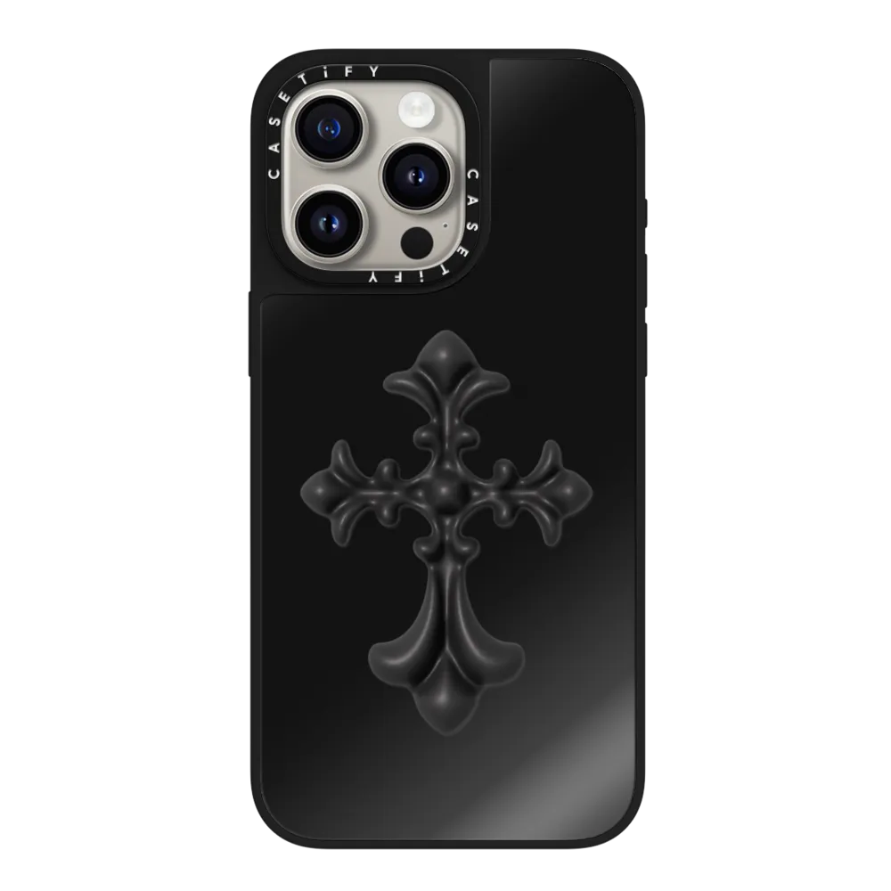 Mirror iPhone 15 Pro Max Case MagSafe Compatible - Cross Heritage