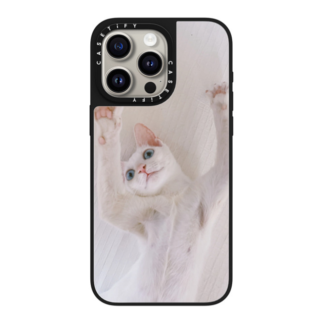 CASETiFY iPhone 15 Pro Max Case Silver on Black ミラーケース MagSafe対応 CASETiFY Photo Custom Case casetify CASETiFY iPhone 15 Pro Max Case Silver on Black ミラーケース MagSafe対応 CASETiFY Photo Custom Case casetify
