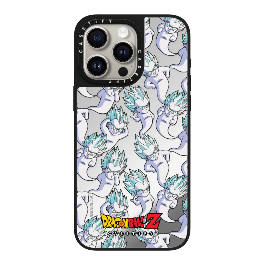 Mirror iPhone 15 Pro Max Case MagSafe Compatible - GOTENKS : SUPER GHOST KAMIKAZE ATTACK Pattern Case