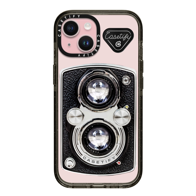 CASETiFY iPhone 15 ケース ブラック インパクトケース Camera Case - Vintage casetify