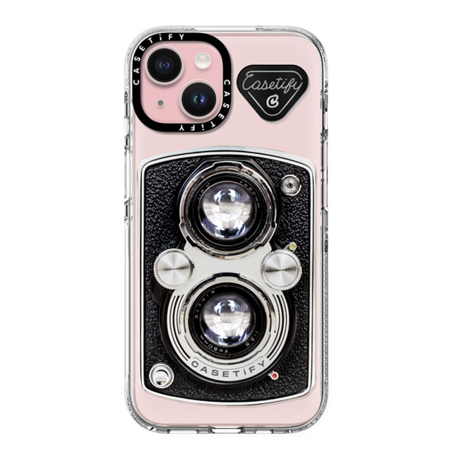 CASETiFY iPhone 15 ケース クリア クリア ケース MagSafe対応 Camera Case - Vintage casetify