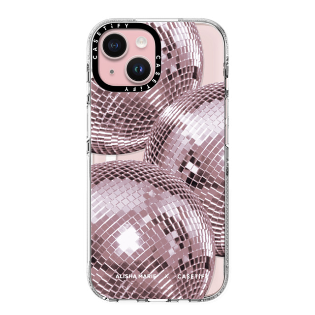 CASETiFY iPhone 15 ケース クリア クリア ケース MagSafe対応 Alisha Marie Disco Baby Case casetify