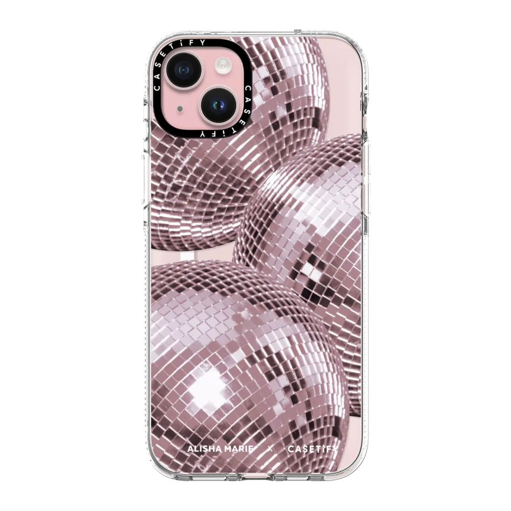 Clear iPhone 15 Plus Case MagSafe Compatible - Alisha Marie Disco Baby Case