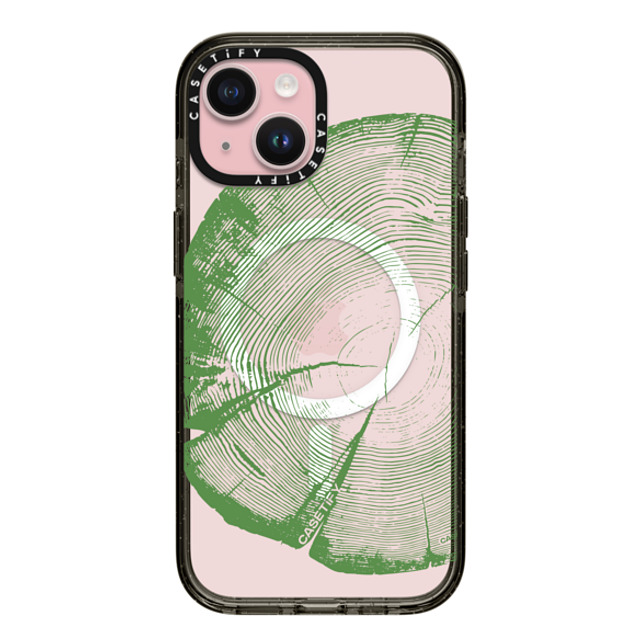 CASETiFY iPhone 15 ケース ブラック インパクトケース MagSafe対応 nature nature Tree Rings Mother's Day CASETiFY iPhone 15 ケース ブラック インパクトケース MagSafe対応 nature nature Tree Rings Mother's Day