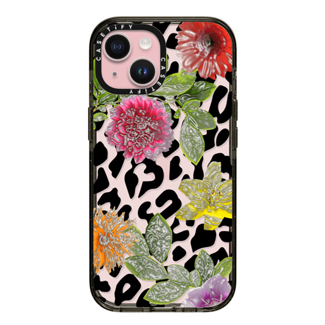 CASETiFY iPhone 15 Case Black Impact Case Leopard,nature Leopard,nature レオパード Mother's Day CASETiFY iPhone 15 Case Black Impact Case Leopard,nature Leopard,nature レオパード Mother's Day
